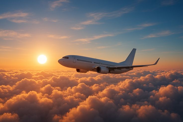 Services 太陽に向かう飛行機